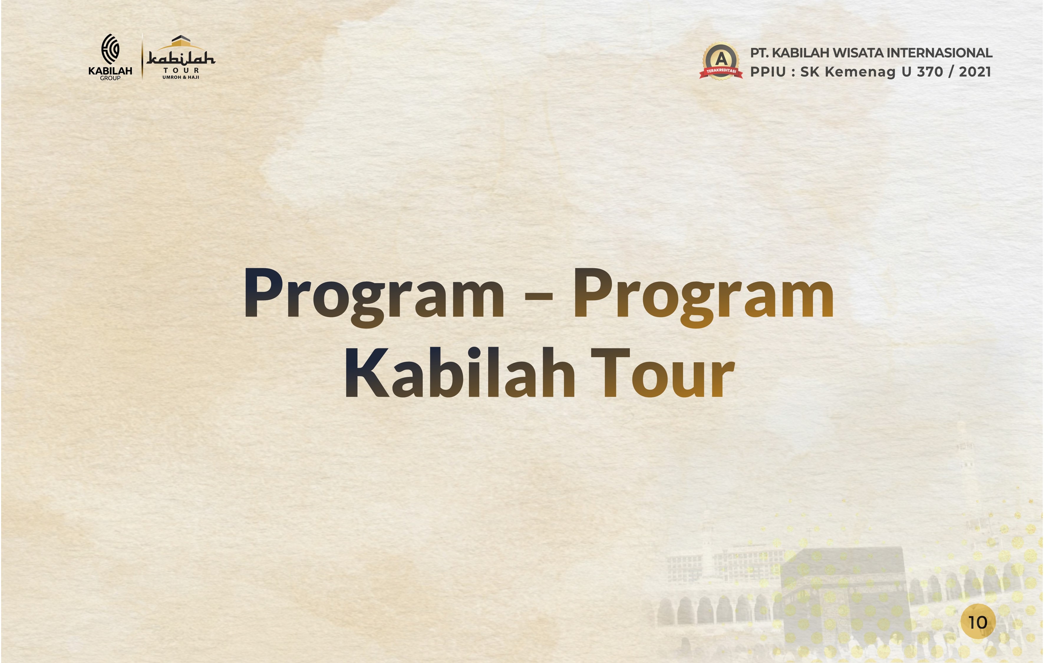 Company Profile Kabilah Tour — Slide 11