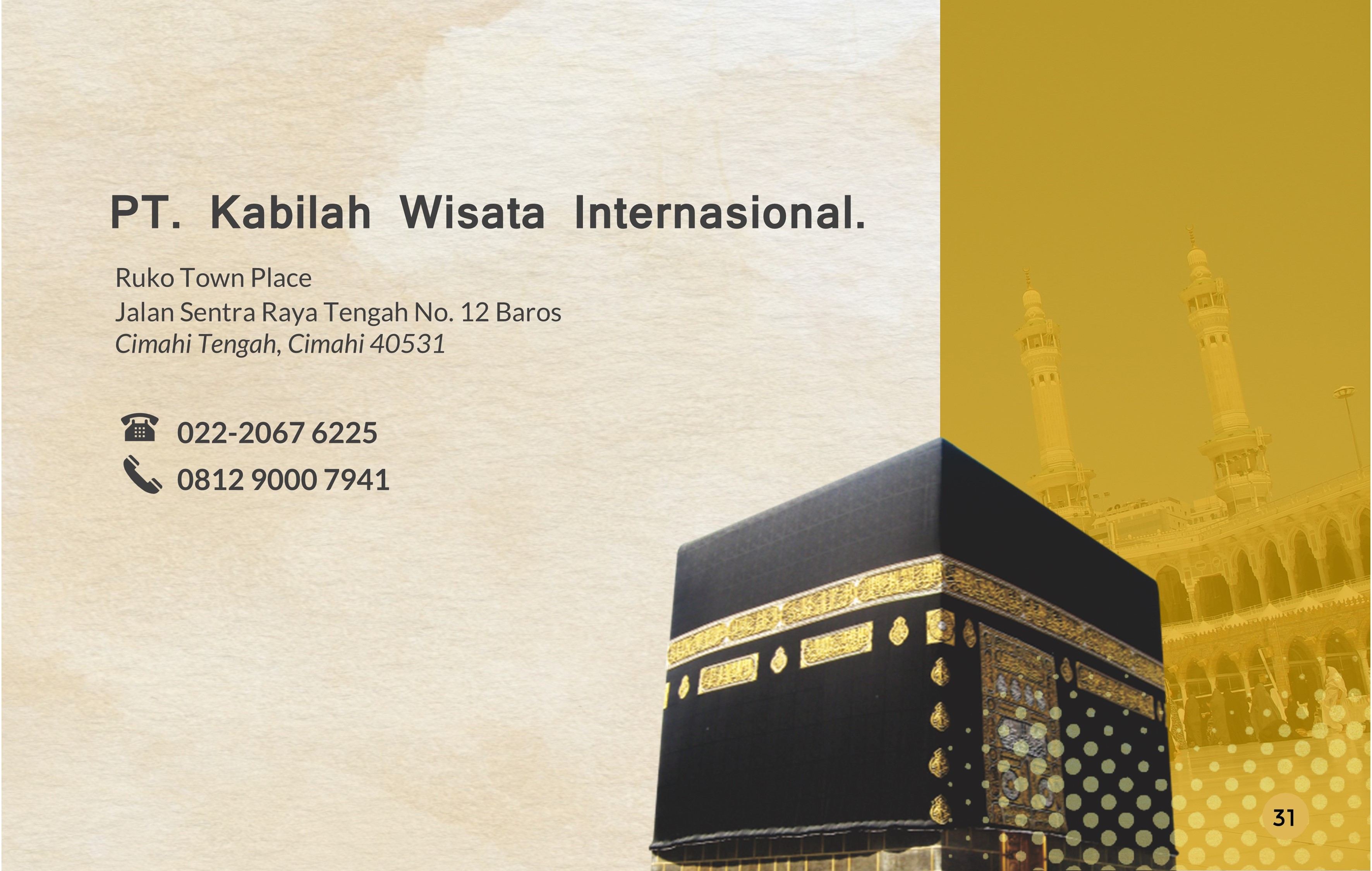 Company Profile Kabilah Tour — Slide 45