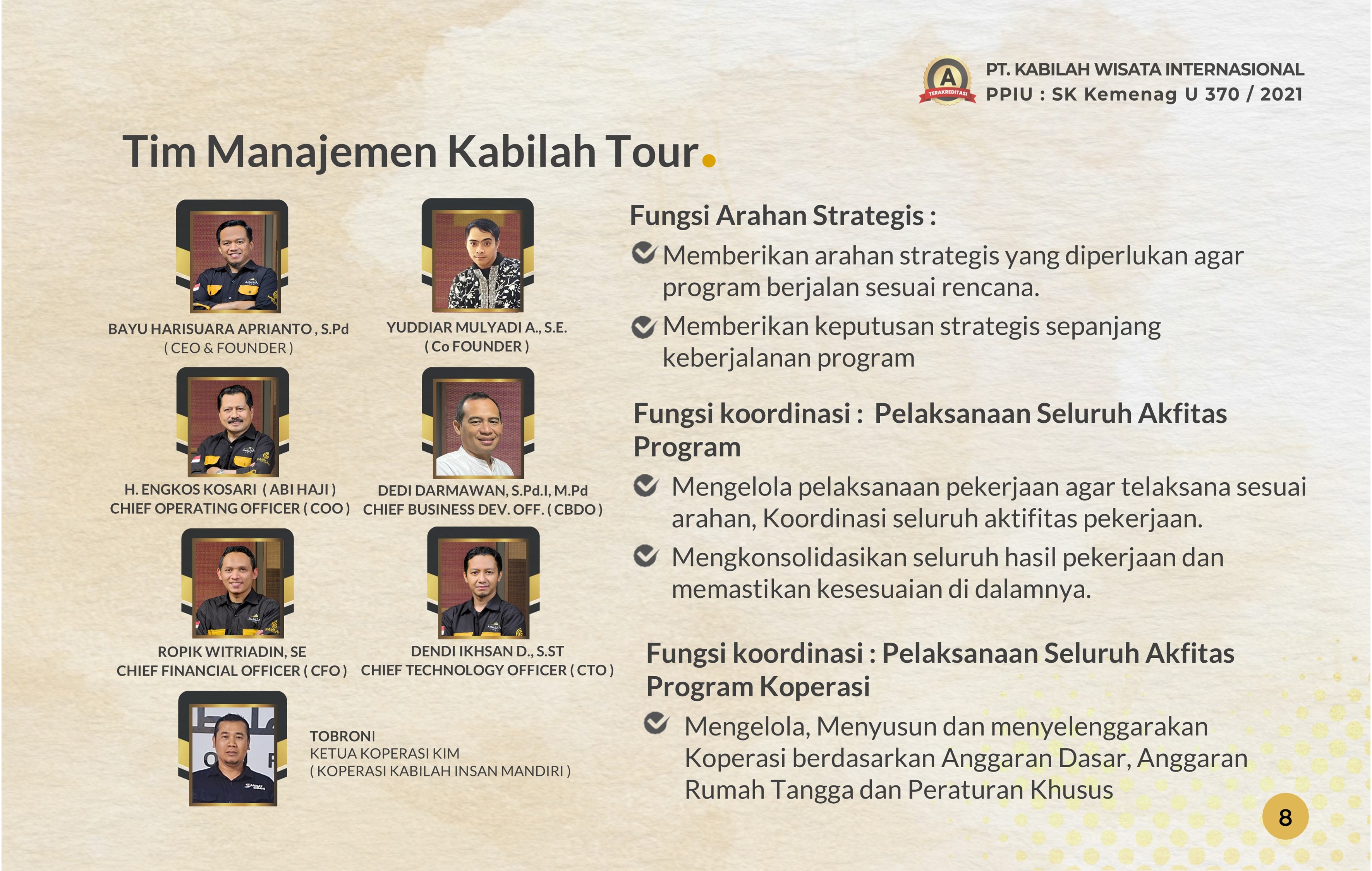 Company Profile Kabilah Tour — Slide 9