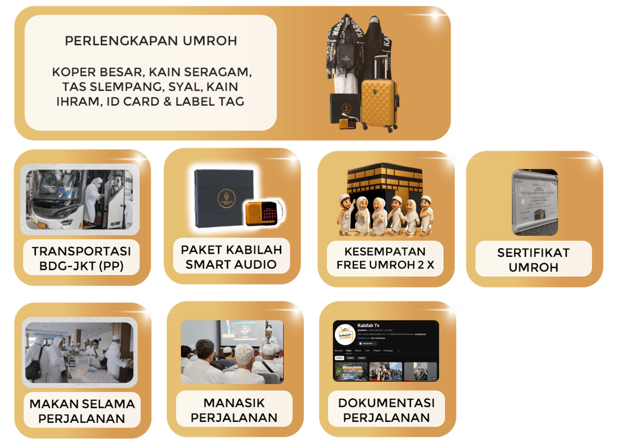 Benefit program umroh Kabilah Tour
